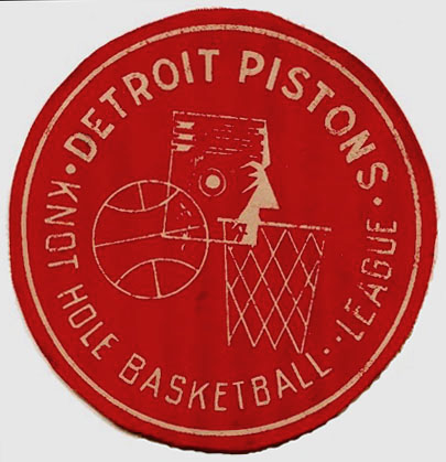 Photo of 
 Patch for Detroit Pistons Knot Hole League